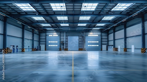 bright and modern warehouse with big windows and nice light