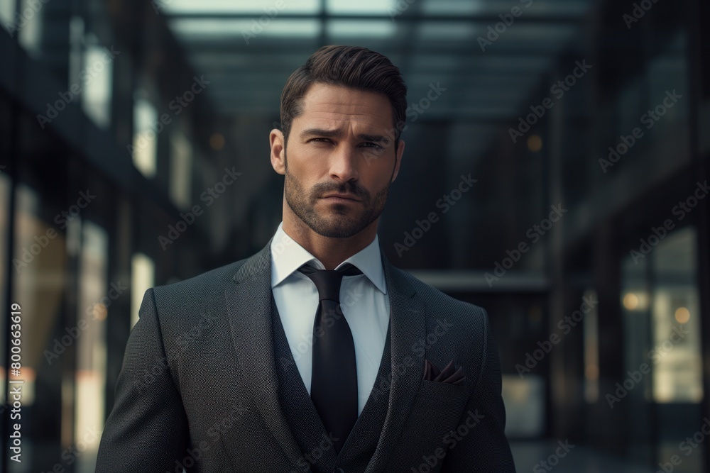 Confident businessman in suit Confident businessman in suit