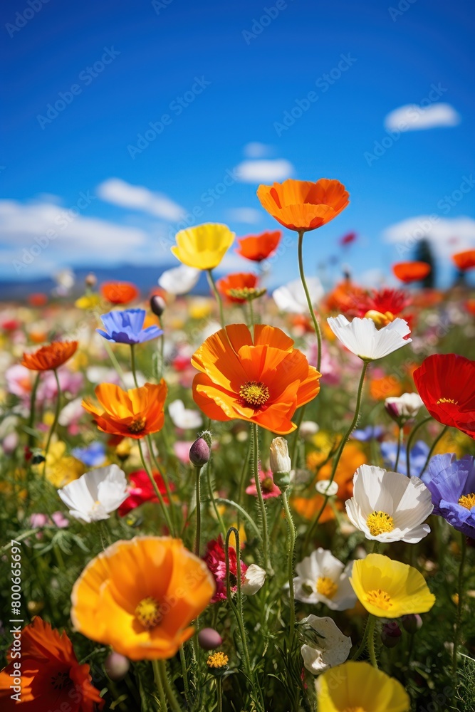 Vibrant Wildflower Field