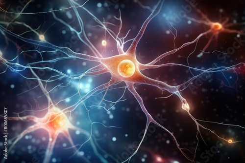 Neuron Synapses in the Brain