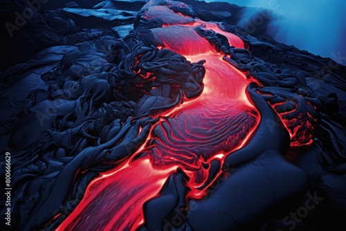 Flowing Lava Landscape