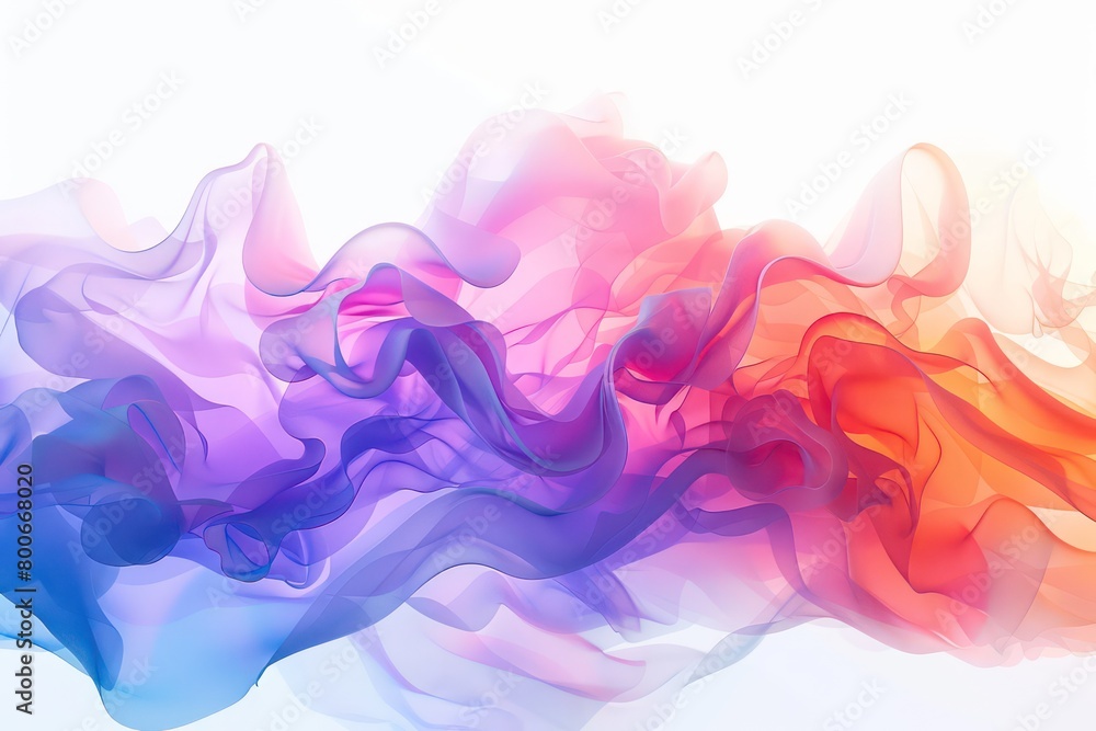 Gradient shapes blending into each other, grainy and blurred, futuristic psychedelic and colorful in a white background Gradient shapes blending into each other, grainy and blurred, futuristic psychedelic and colorful in a white background