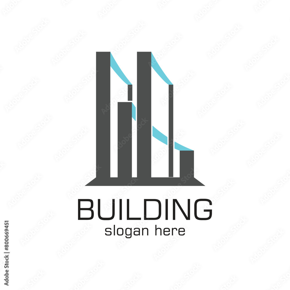 Building logo design simple concept Premium Vector Building logo design simple concept Premium Vector