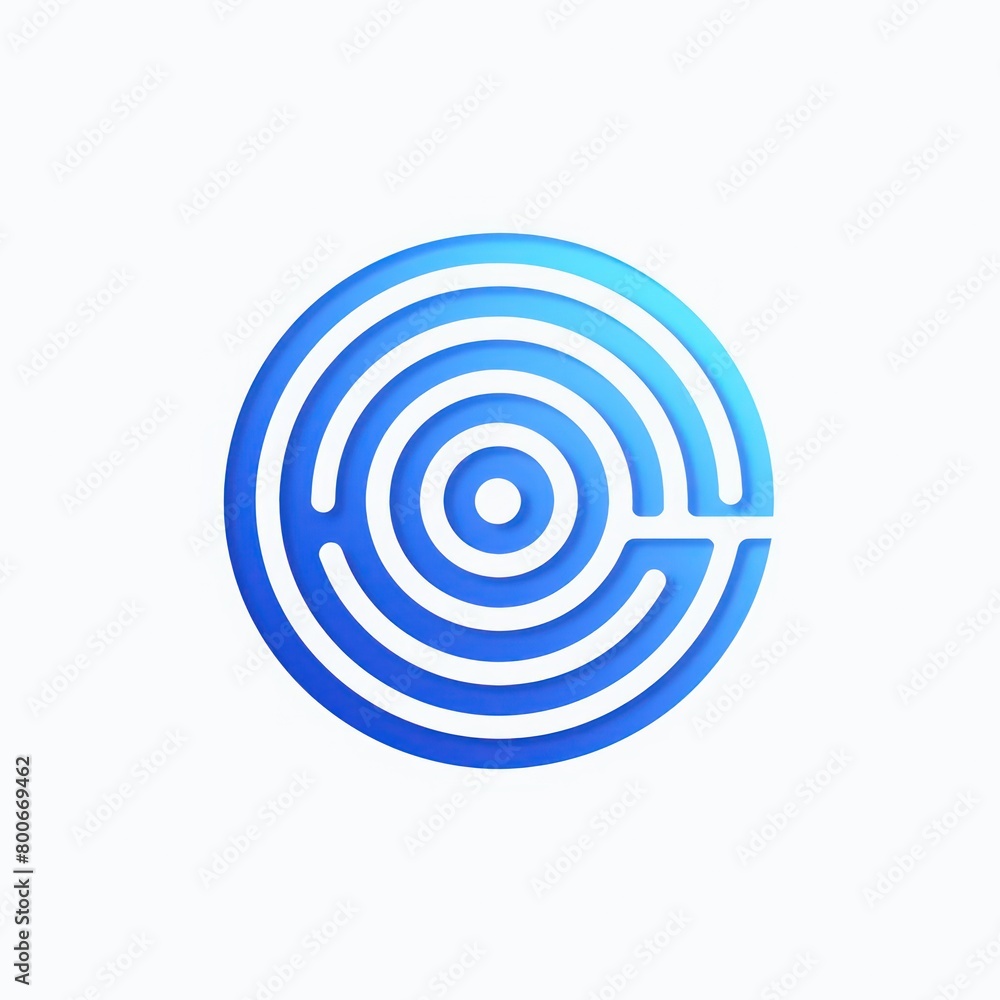 minimal symbol of a labyrinth in blue shade and flat design in white background
minimal symbol of a labyrinth in blue shade and flat design in white background