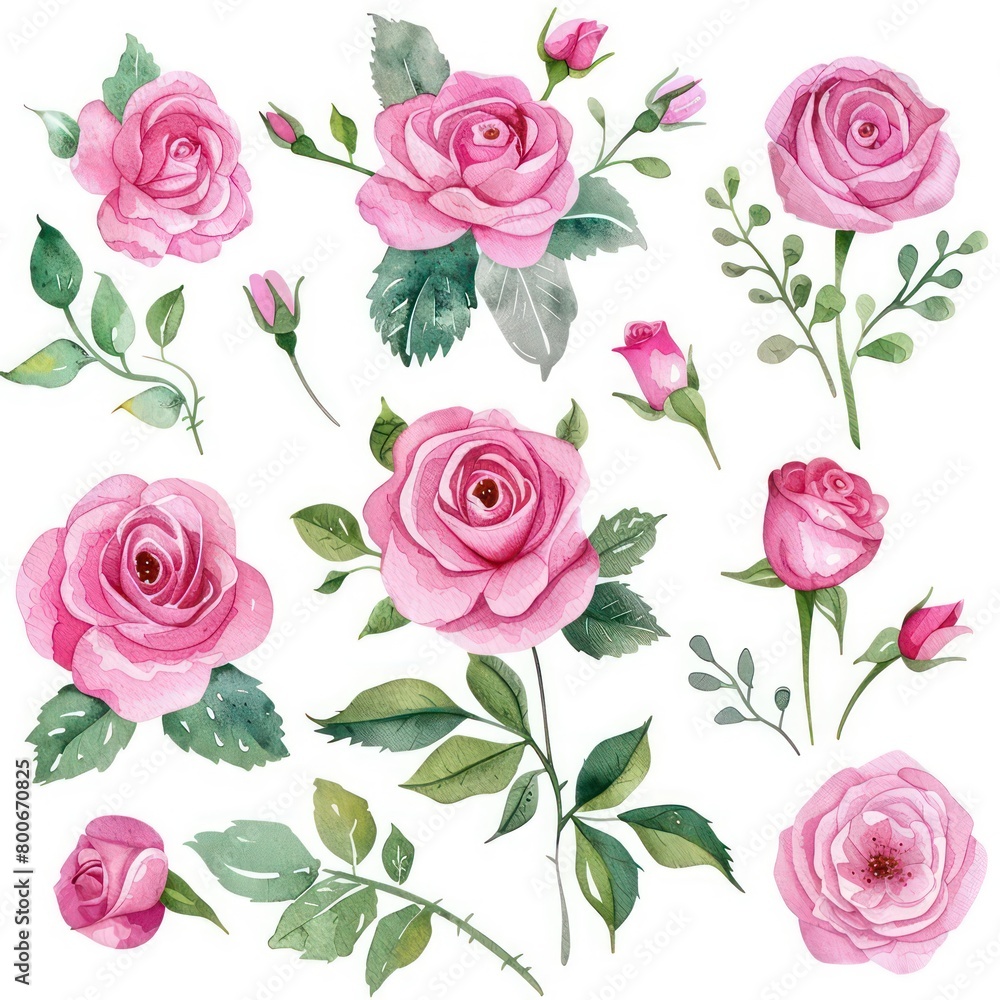 pink roses clipart elements like minimal watercolor pink roses clipart elements like minimal watercolor