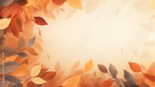 Wallpaper Mural Autumn leaves background Torontodigital.ca