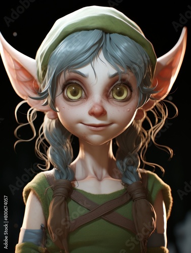 Wallpaper Mural Whimsical Elf Portrait Torontodigital.ca