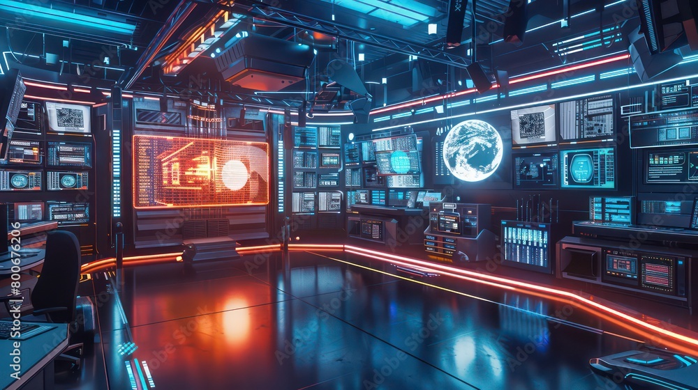 modern and futuristic news set studio modern and futuristic news set studio