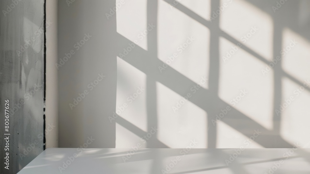 Shadow overlay effect background, light and shadow outside the window. Shadow overlay effect and model of natural lightning inside the room Shadow overlay effect background, light and shadow outside the window. Shadow overlay effect and model of natural lightning inside the room
