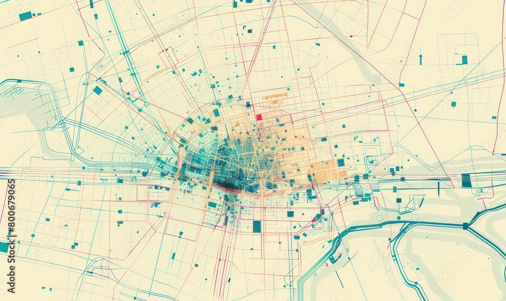 city map, transport infrastructure schemes, digital thin lines, geometric subtle elements, interface-like, white background city map, transport infrastructure schemes, digital thin lines, geometric subtle elements, interface-like, white background