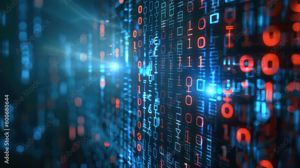 digital binary encrypted code matrix background digital binary encrypted code matrix background