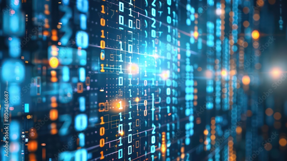 digital binary encrypted code matrix background digital binary encrypted code matrix background