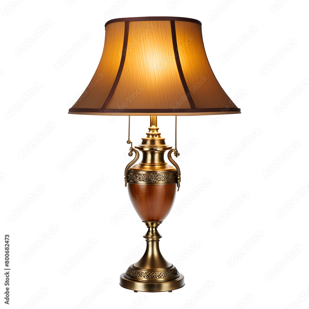 Classic Lamp Isolated on Transparent Background Classic Lamp Isolated on Transparent Background