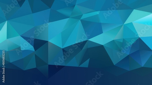 cool blue and teal geometric shapes background photo