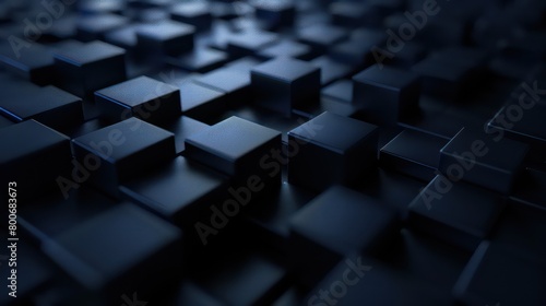 minimalistic general tech background, dark blue, black, deep