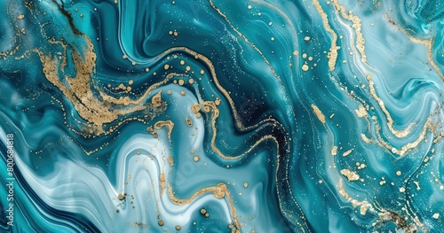 teal gold marble luxury pattern
