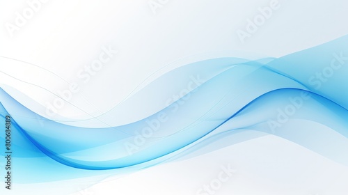 soft blue swirls on white background