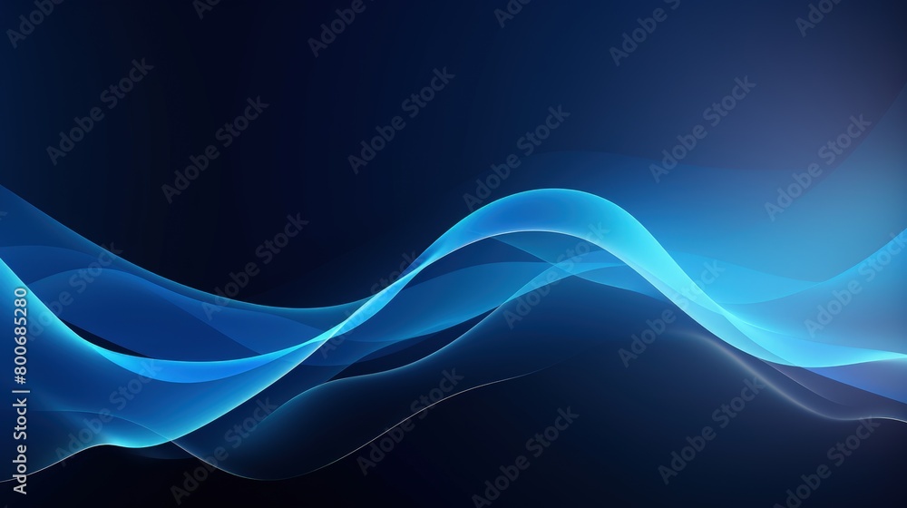 blue swirl abstract vector design