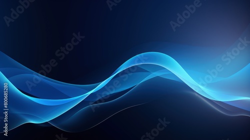 blue swirl abstract vector design