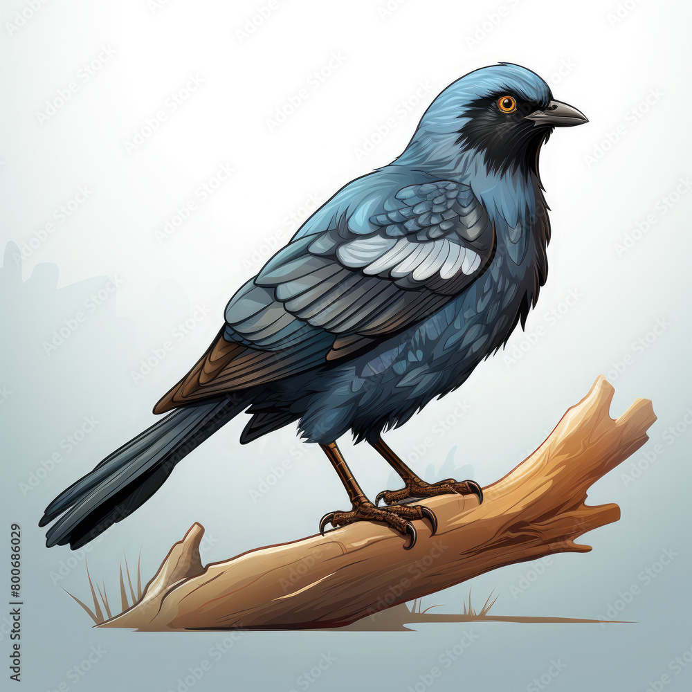 Fototapeta premium Watercolor Pigeon vector, clipart Illustration, Generative Ai
