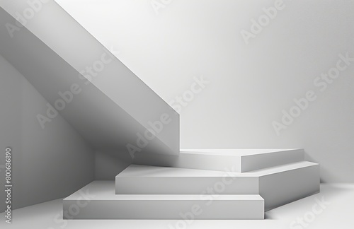 minimalist light grey geometric shapes