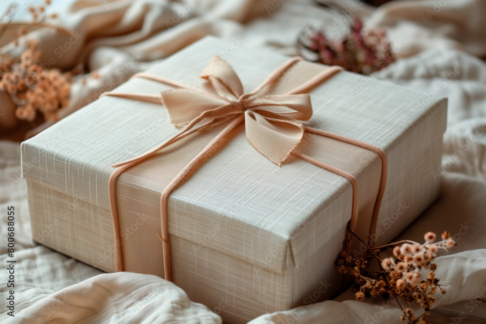 Gift wrapped in brown paper Gift wrapped in brown paper