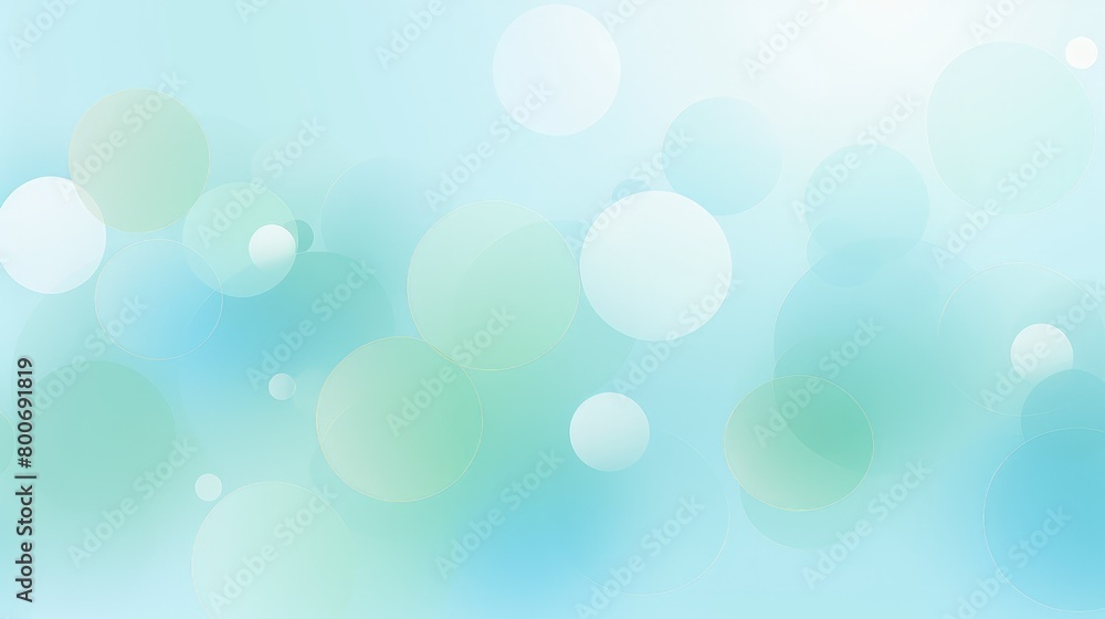 soft pastel blue and green bokeh background