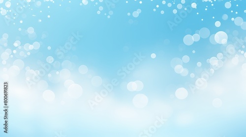 sparkling blue bokeh light background