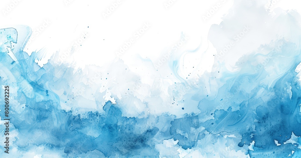 serene blue watercolor textures