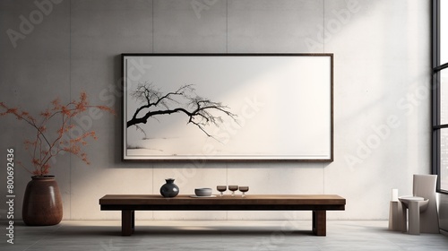  beautiful interior in minimal style