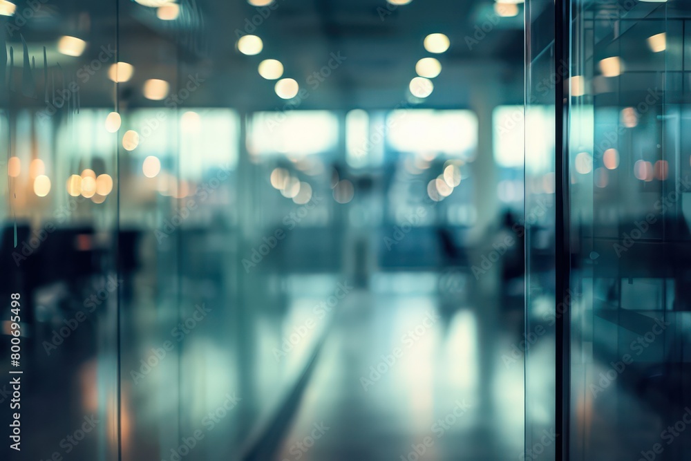 blurred and out of focus modern glass wall office blurred and out of focus modern glass wall office