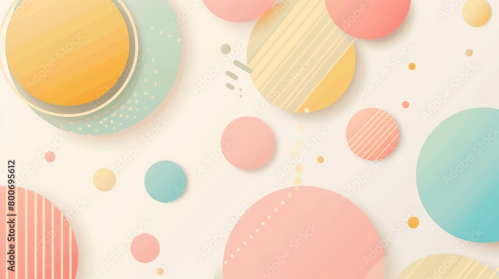 background with minimalist illustration of smooth round lines 