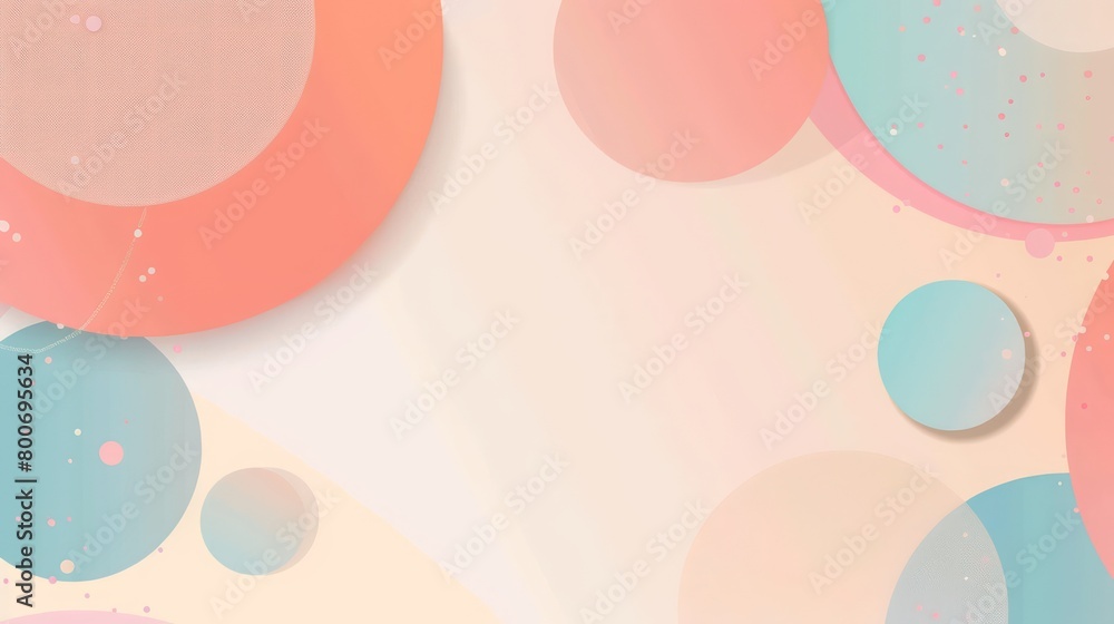 background with minimalist illustration of smooth round lines 