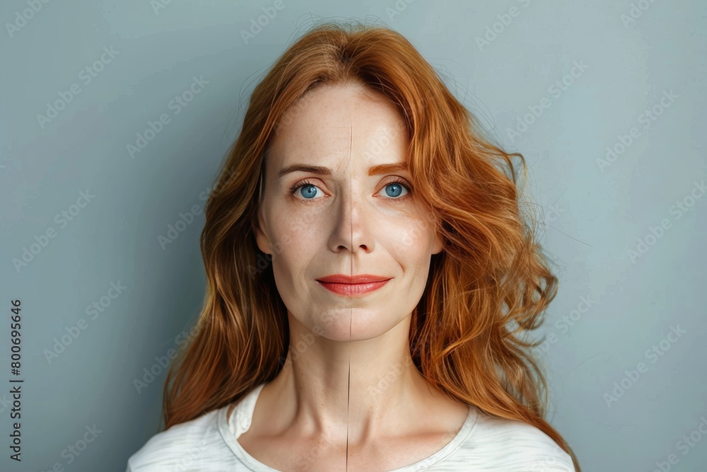 Skincare and aging perceptions intertwined with mature lifestyle choices, health management, and anti-aging strategies. Skincare and aging perceptions intertwined with mature lifestyle choices, health management, and anti-aging strategies.