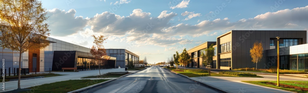 beautiful modern industrial park beautiful modern industrial park