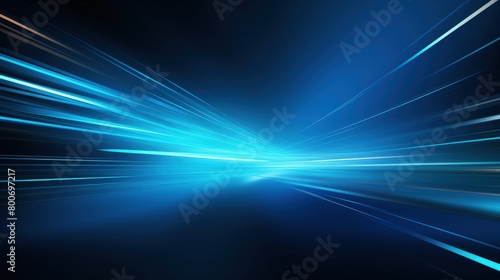 intense blue motion blur light rays