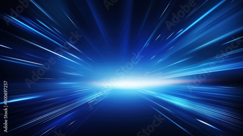 blue high-speed light burst background