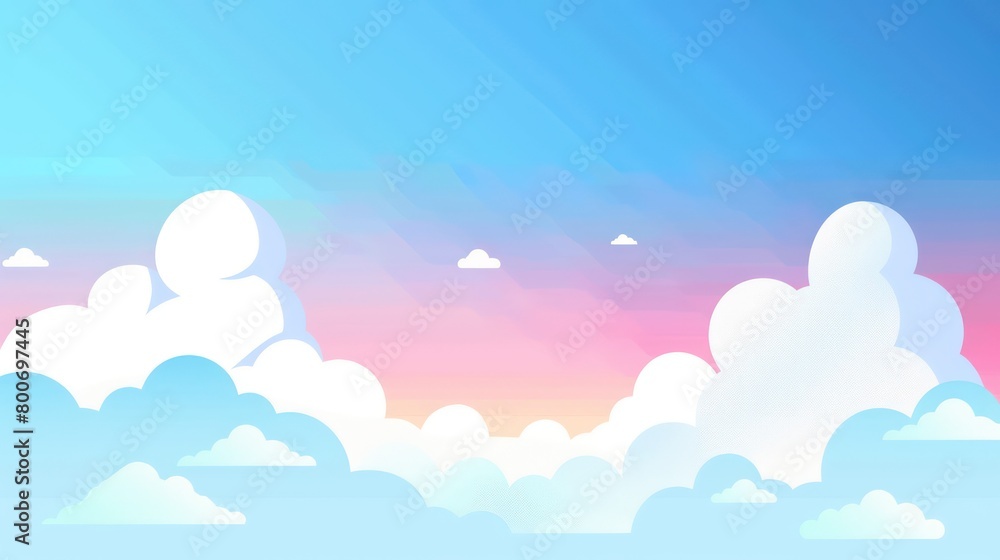 cloud data website background, light blue, use of bright colors