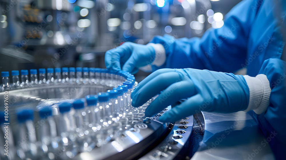 Pharmaceutical Technician in Sterile Lab Conducting Quality Control in Drug Production Pharmaceutical Technician in Sterile Lab Conducting Quality Control in Drug Production