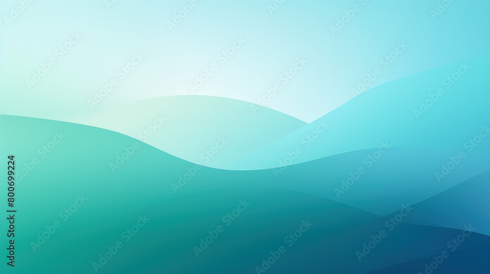 tranquil blue and teal wave patterns background