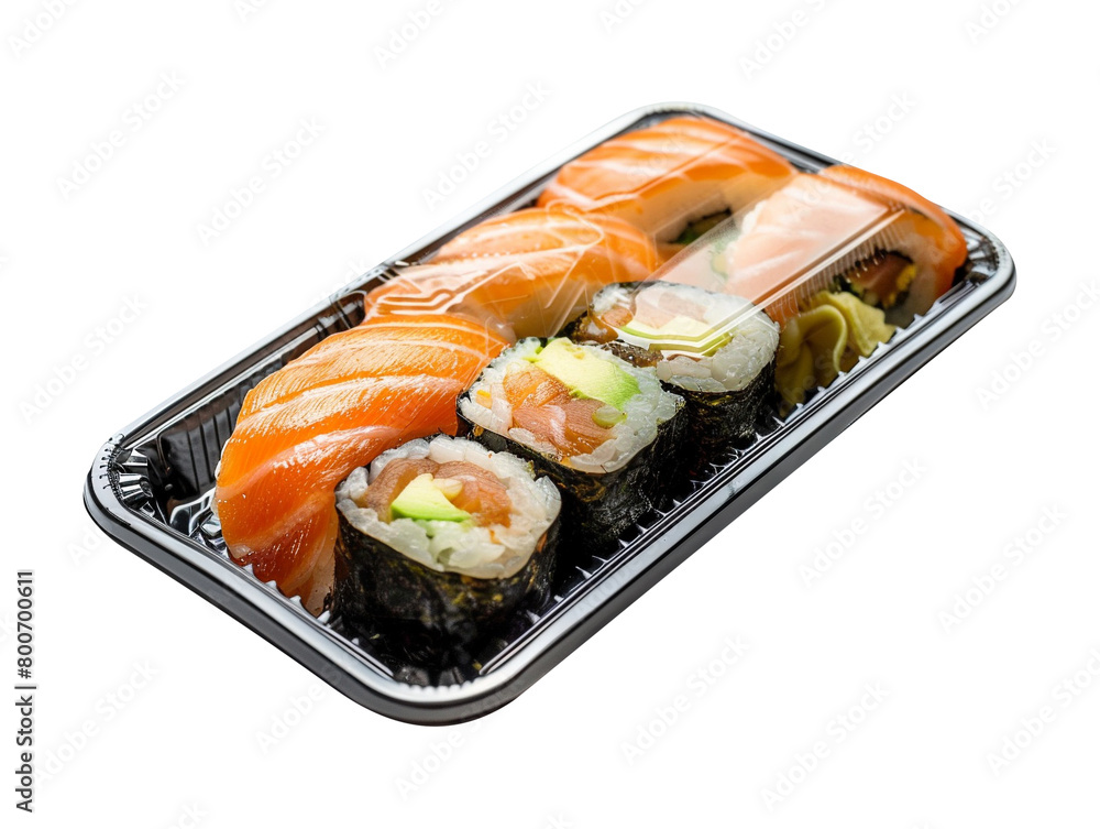 Asian food sushi isolated Asian food sushi isolated