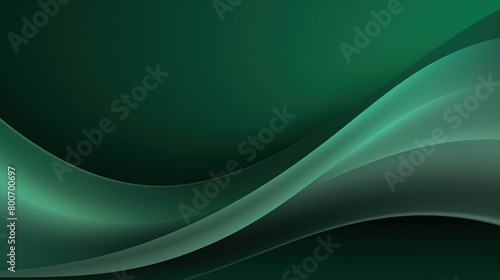 elegant dark green curved stripes design background