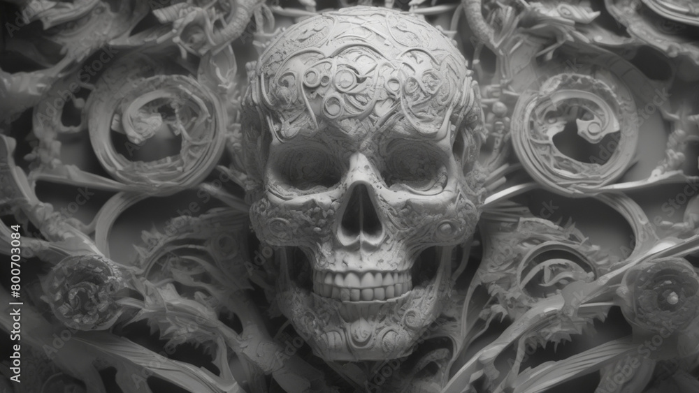 statue of a person skull graphics statue of a person skull graphics