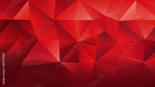 abstract red polygons background top view background