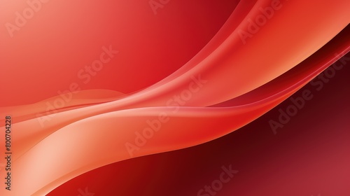 vibrant red gradient waves abstract art background