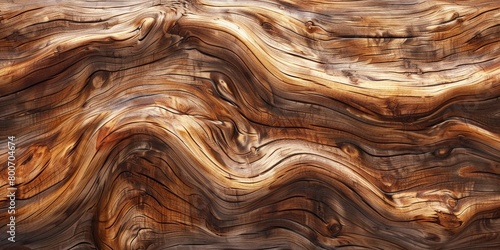 Prominent wood grain in deep brown tone. Warm and inviting natural wood texture