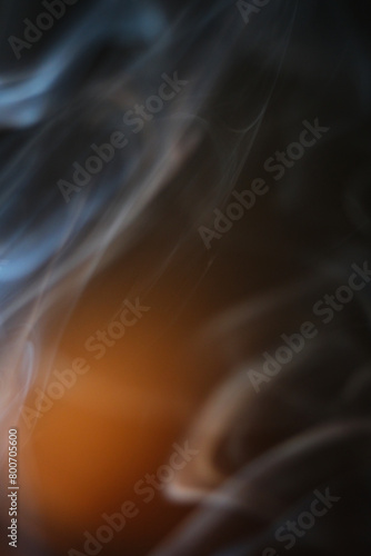 Abstract of smoke on black background