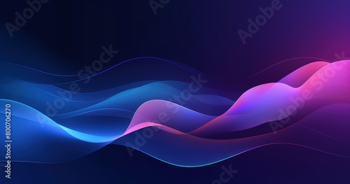 soothing blue and pink wave art background