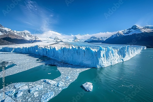perito moreno style glaciar photo