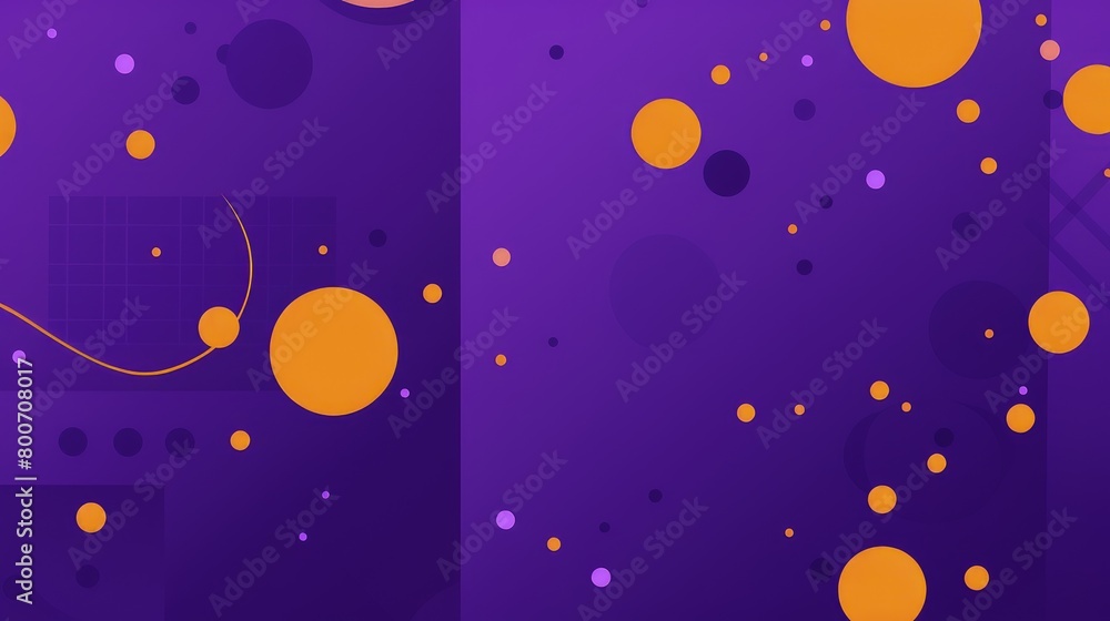 modern purple and orange geometric background